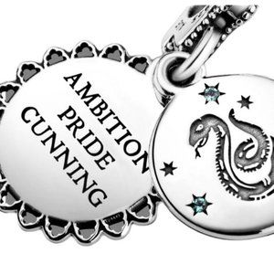 925?Silver Slytherin Harry Potter Charm